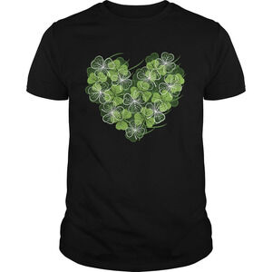 Shamrock Heart St Patricks Day Love Valentines Day Shirt